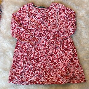 Mini Boden Red and White Kids Dress